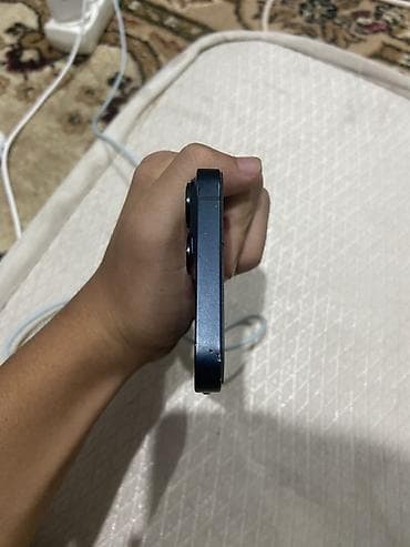 Техника и электроника: IPhone 14 темно синий симка ESIM памят 128 АКБ 87 трутон фейс ✅ — 3