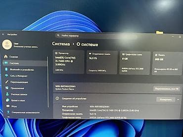 180hz: Компьютер, ОЗУ 16 ГБ, Для работы, учебы, Б/у, Intel Core i5, NVIDIA GeForce RTX 2060 Max-Q, SSD — 7
