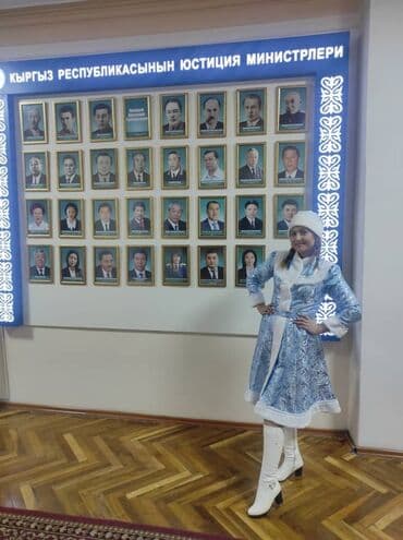 платья из панбархата на шифоне для полных: Карнавальный костюм, Новогодний герой, Дед Мороз, 48, 50 (L) — 2