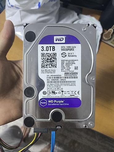 ssd macbook: Жесткий диск WD Purple 3TB (модель WD30PURX) - Назначение — 1