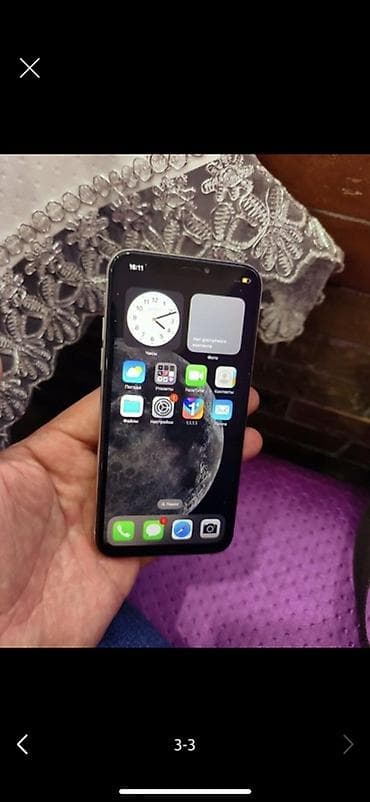 IPhone X, Б/у, 256 ГБ, Белый, 100 % at lalafo.kg IPhone X, Б/у, 256 ГБ, Белый, 100 %