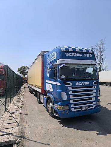 Тягач, Scania, 2007 г., Тентованный