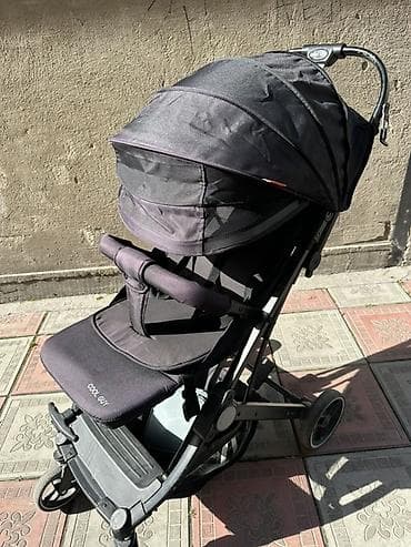 ручной коляска: Прогулочная коляска Cool Guy, черная - Легкая складная рама — 8