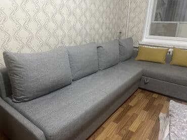 мебель для дома: Угловой диван, C подушками — 4