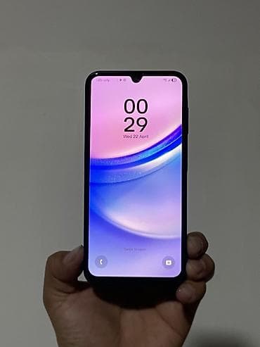 iphone xs max: Samsung Galaxy A15, Б/у, 128 ГБ, цвет - Синий, 2 SIM — 1