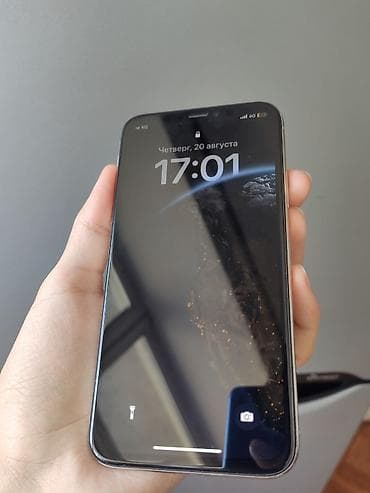 iphone 10: IPhone X, Б/у, 256 ГБ, Серебристый, 100 % — 2