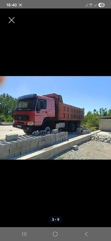 Унаа: Самосвал HOWO 6x4 - Конфигурация: трехосный самосвал 6x4 - Кабина — 3