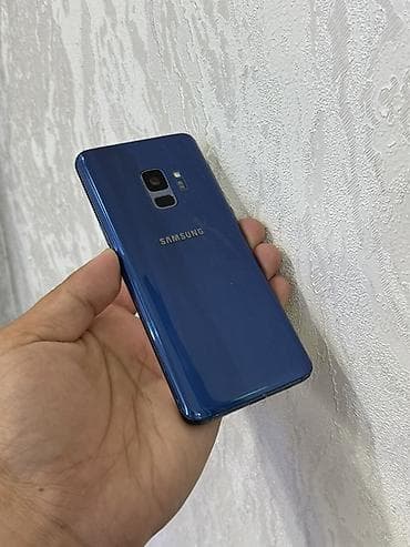 Samsung Galaxy S9, Колдонулган, 64 ГБ, түсү - Көк, 1 SIM
