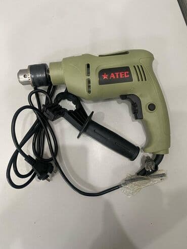 Дрель ATEC 600 ват диаметр до 13 мм до 2800 оборотов Также у нас