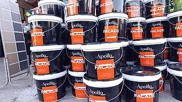 Краска фасадная Apollo Paint FACADE 25 кг на 150 квадратных метров -