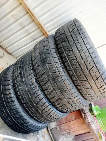 диск на прицеп: Шины 225 / 65 / R 17, Зима, Б/у, Комплект, Легковые, Япония, Yokohama — 1