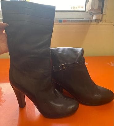 ботам: Женские сапоги и ботильоны Diva, черные… размеры 39-40. - Материал — 8