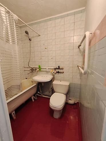 Батирлер: 1 бөлмө, 32 м², 4-мкр 104-серия, 3 кабат, Косметикалык оңдоо — 6
