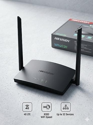 укмуш тв: Wi‑Fi роутер HIKVISION WR4G3N с поддержкой 4G LTE. Основные — 1