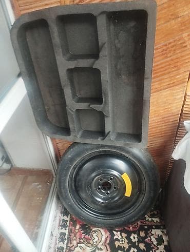 Колеса в сборе R 15, Б/у, Запаска, Легковые, Железные, отверстий - 5