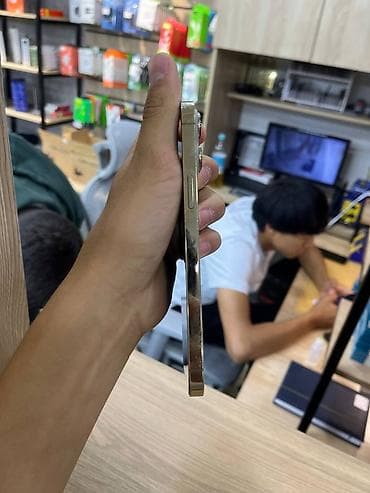 jack e4: IPhone 13 Pro Max, Б/у, 256 ГБ, Золотой, Чехол, 100 % — 4