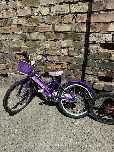 fixed gear: Детский велосипед, 2-колесный, 6 - 9 лет, Для девочки, Б/у — 1