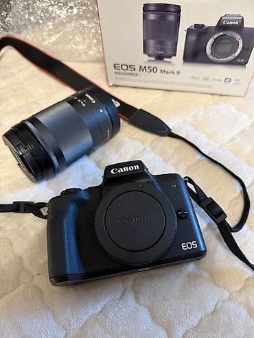 Фото жана видеокамералар: Продается Canon EOS M50 Mark II Полный комплект. Состояние — как — 2