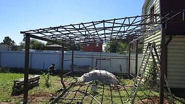 продаю еврокуб: Навес, Арочный, Металл, Поликарбонат, Установка — 6