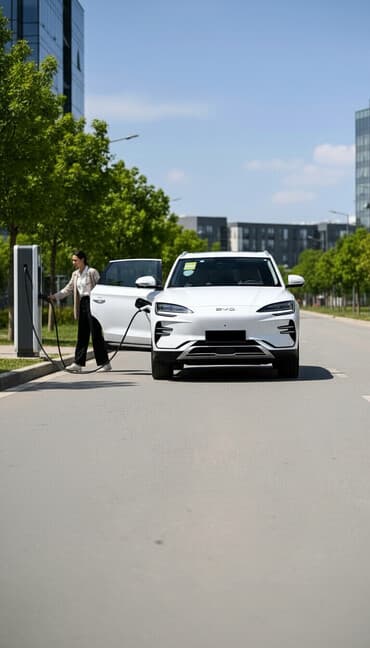 купить авто в рассрочку без первоначального взноса без банка: BYD Song Plus: 2024 г., Электромобиль, Кроссовер — 1