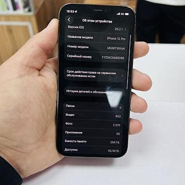 айфон тел: IPhone 12 Pro, 256 ГБ, Графит, 100 % — 4