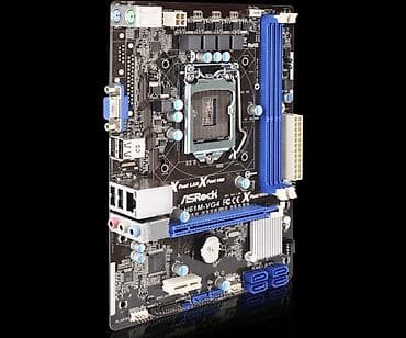 i3 1155: Материнская плата для ПК, Б/у, ASRock, LGA1155, Micro-ATX — 1