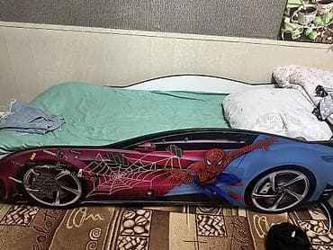 карточки человек паук: Кровать-машинка, Другой материал — 1