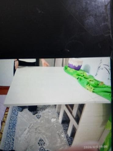 Трансформер үстөлдөрү: Трансформер үстөлү Ашкана үчүн, Стол китеби, түсү - Ак — 1