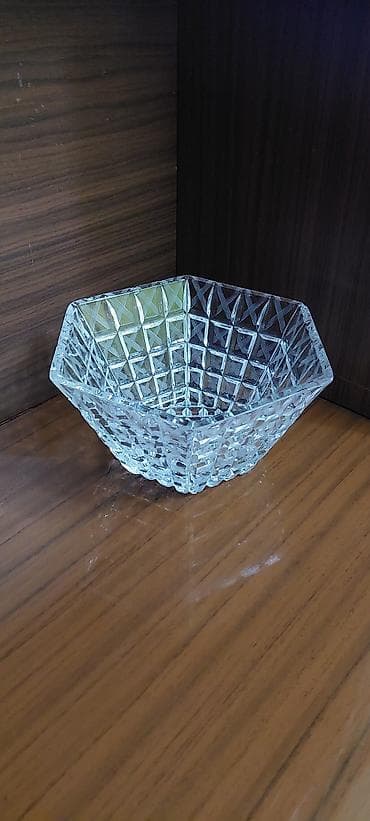 хруст: Хрустальная салатница/конфетница, производство СССР - Форма — 4