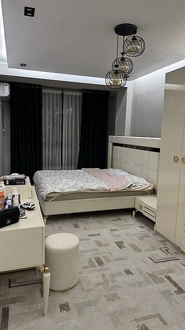 токтогула молодая гвардия: 3 комнаты, С мебелью полностью — 4