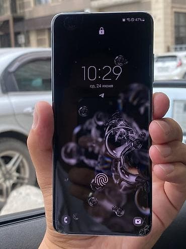 Samsung Galaxy S20, Б/у, 128 ГБ, цвет - Голубой, 1 SIM, eSIM — 3