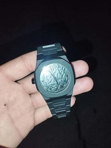 Башка аксессуарлар: Мужские наручные часы, полностью в чёрном цвете. Особенности: - — 3