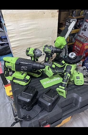 black decker: Аккумуляторный набор электроинструментов 21V (единая батарейная — 2