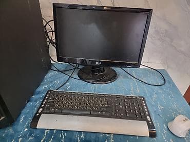 Настольный компьютер с монитором и периферией Состав и at lalafo.kg Настольный компьютер с монитором и периферией Состав и