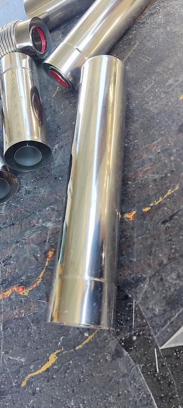 Дымоходы: Дымоход для газового котла, Материал: Нержавейка, Конструкция: Коаксиальный, Диаметр: 100 мм, Новый — 6