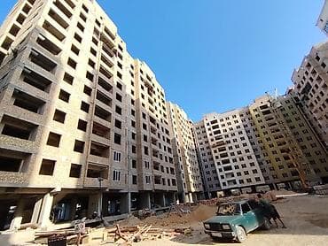 Квартиры: 2 комнаты, 84 м², Манас-Ата мкр., Элитка, 11 этаж, ПСО (под самоотделку) — 1