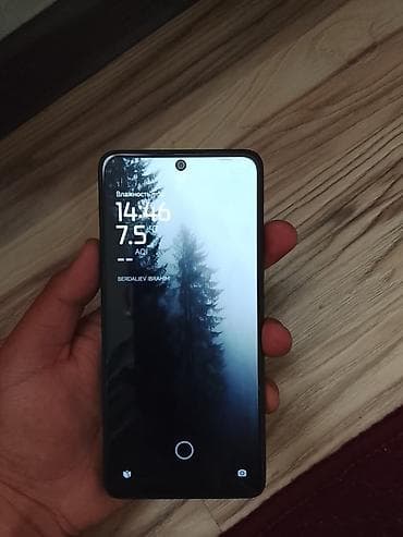 матовая пленка на телефон: Redmi, Redmi Note 14, Б/у, 256 ГБ, цвет - Черный, 2 SIM — 5
