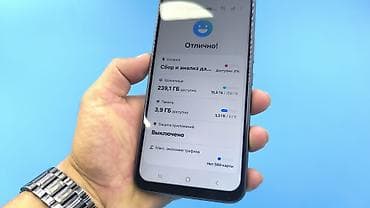 Техника и электроника: Samsung Galaxy A54 5G, Б/у, 256 ГБ, цвет - Черный, 2 SIM — 10