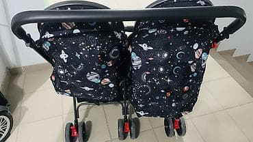 каляска для двоих: Коляска, цвет - Черный — 3