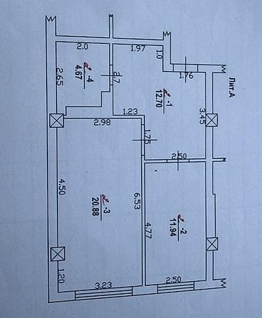 Продажа квартир: 1 комната, 51 м², Элитка, 2 этаж — 3