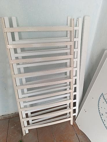 Балдар дүйнөсү: Продаю манеж кроватку б/у в хорошем состоянии с матрасом. в — 2