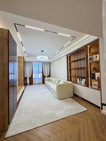 асман ипотека джалал абад: 2 комнаты, 83 м², Элитка, 14 этаж, Дизайнерский ремонт — 2