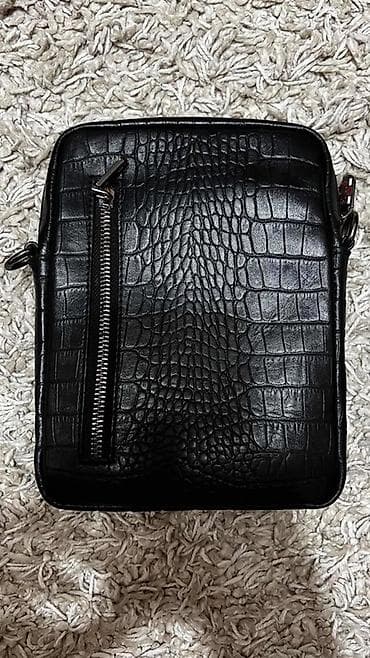 Барсетки: Мужская сумка через плечо BUTUN - Материал: натуральная кожа с — 2