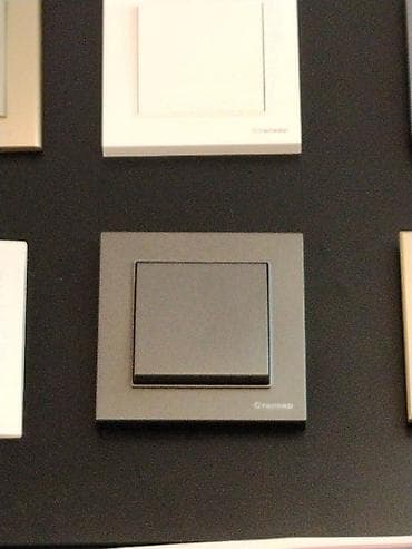 led matrix panel: Кнопочный выключатель света, серия «Ставроп» (логотип на рамке). - — 1