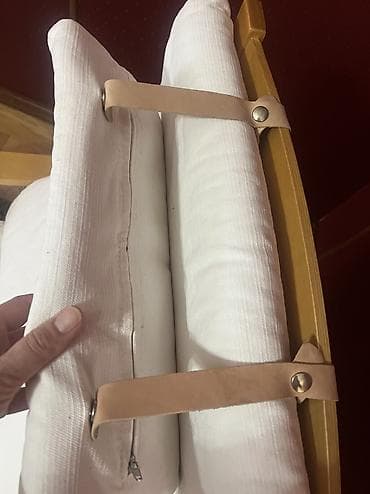 паралон мебельный: ⚡️Кресло с подставкой для ног (пуфом), скандинавский стиль - Каркас — 3