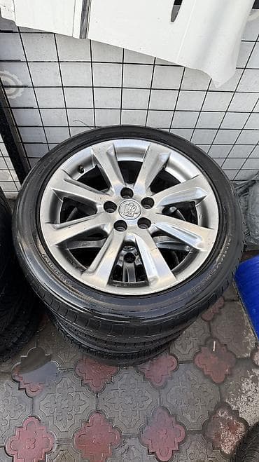 7 5j: Колеса в сборе 235 / 50 / R 18, Лето, Б/у, Комплект, Легковые, Литые, отверстий - 5 — 2