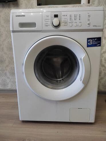 складная стиральная машинка: Стиральная машина Samsung, Б/у, Автомат, До 6 кг, Компактная — 8