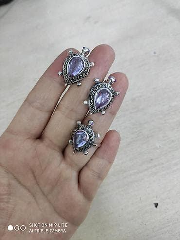 peri: Серебряный комплект 925пробы серебро с Марказидами 925 пробы — 2