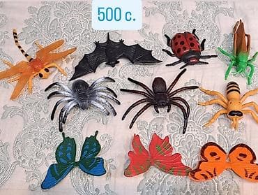 Набор фигурок насекомых, морских животных. Эти игрушки подходят для at lalafo.kg Набор фигурок насекомых, морских животных. Эти игрушки подходят для