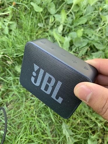 сумка кожа: Портативная Bluetooth-колонка JBL GO (серый цвет). - Компактный — 4